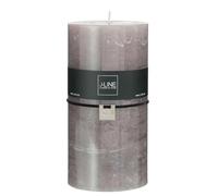 Bougie Cylindrique Déco Junina 20cm Taupe