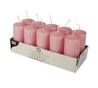 Papstar Bougie cylindrique – Ø 40 × 90 mm – Vieux rose