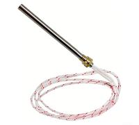 Bougie d'allumage 220 V pour poêle à pellets, 280 W, tige d'allumage de poêle à granulés de bois, diamètre 10 mm, filetage 3/8", bougie d'allumage à granulés Hot Rod, pièces de rechange (140 mm)