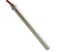 Bougie d'Allumage avec Bride 350W pour Poêles à Pellets, 12,5mm Diamètre, 170mm Longueur, Câble 500mm, HT62706