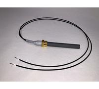 Bougie d'allumage céramique 350 W pour poêle à pellets L = 8 cm D = 1,2 cm Haas & Sohn