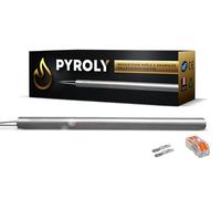 Bougie d'allumage pour poêle à granulés 155mm - Ø9,9mm - 300W - lisse | Compatible BESTOVE / EDILKAMIN / LA NORDICA EXTRAFLAME - Qualité supérieure avec connecteurs