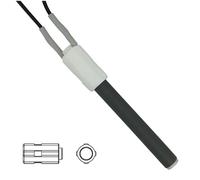 Bougie d'allumage pour poêle à granulés en céramique, Ø 11,55 mm, longueur totale : 113 mm, 300 W (Ref Int. 1070)