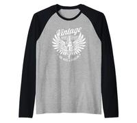 Bougie d'allumage Vintage Motorsports Dieu, Guts et Essence Manche Raglan