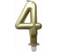 Bougie d'Anniversaire Chiffre 4 - Paris Prix