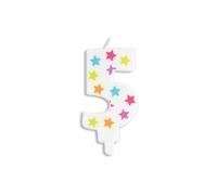 Bougie d'anniversaire chiffre 5