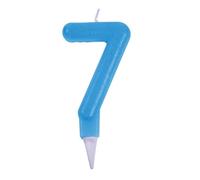 Paris prix Bougie anniversaire 7 - Bleu