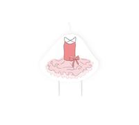 Bougie d'anniversaire - Petite Ballerine - Rose - Taille unique - Décoration gâteau enfant