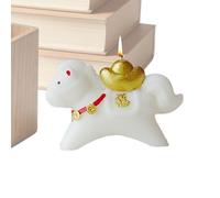 Bougie d'aromathérapie parfumée en forme de cheval de bon augure - Lampe de décorative en forme de cheval - Lampe torche parfumée pour salon, bureau, cadeau festif pour femmes, filles, mère