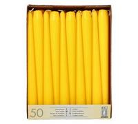 Bougie de chandelier, 22 mm, pack de 50, vert citron