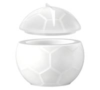 Bougie de en silicone de football - de récipient de thème de sport 3D avec couvercle, en silicone de bougeoir | Pour boîte à bijoux à bricoler soi-même décoration de table savon plât