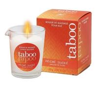 Bougie de Massage Taboo Arôme Pêche Sucre Nectarine - 60 gr