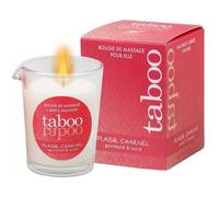 Bougie de Massage Tabou pour son Plaisir Charnel Arôme Fleur de Cacao - 60 gr