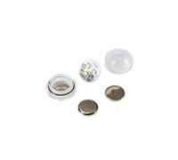 Bougie de thé lumière led submersible d'aquarium pour centres table fête vase 12pc - blanc