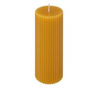 Bougie Déco Demi 14cm Moutarde
