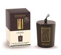 Bougie déco parfumée rechargeable cèdre