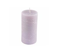 Bougie Déco Pilier "Rustique" 13cm Lin