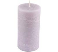 Bougie Déco Pilier Rustique 13cm Lin