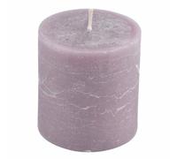 Bougie Déco Pilier Rustique 7cm Taupe