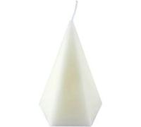 Bougie Déco Pyramide Arty 12cm Blanc