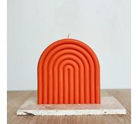 Bougie décorative grande arch orange