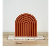 Bougie décorative grande arch terracotta