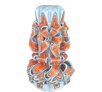 Bougie décorative sans odeur, diamètre 9,5 cm, hauteur 22 cm, bougie cylindrique à combustion longue durée (126 heures), mèche en coton sans fumée