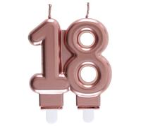 Bougie des Âges 18 ans, Rose Gold