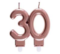 Bougie des Âges 30 ans, Rose Gold