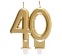 Bougie des Âges 40 ans, Or