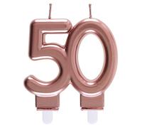 Bougie des Âges 50 ans, Rose Gold