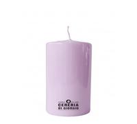 Bougie diamètre 7 cm hauteur 10 cm - Couleur Violet clair - Pour les opérateurs Horeca, événements et décoration de la maison - Durée 55 heures - Cereria Di Giorgio