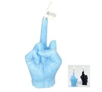 Bougie Doigt d'Honneur, Bougie Parfumée 9x6x5cm Doigt d'Honneur Cadeaux Grossiers pour Femmes Hommes, Cadeaux Farce Nouveauté, Bougies Nouveauté Geste de la Main pour Anniversaire, Noël, Halloween