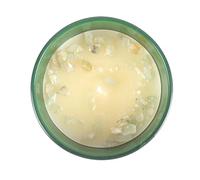 Bougie du zodiaque Balance avec parfum jasmin doux, cristal de pierre de sang et force intérieure - Cadeau idéal pour l'horoscope de la Balance
