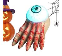 Bougie Électrique Halloween - Décoration Ambiance d'Halloween Œil Effrayant | Bougie Chauffe-plat Effrayante - pour Maison Hantée Jardin Cour Cave Garage Maison de Campagne Pub Bureau Domicile