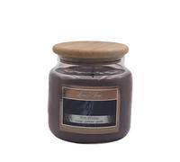 Bougie (en bonbonnière) cire colorée végétale parfumée 145g senteur Bois d'ébène - Les Lumières du Temps