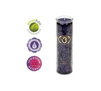 Bougie en stearine 100 heures - chakra 6
