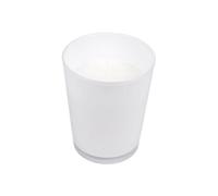 Bougie en Verre Parfumée Design "Elégant" 16cm Blanc
