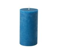 BOUGIE HAUTE BLEU VIF BRILLANT 7X12CM KIWI
