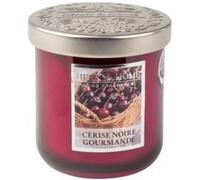 Bougie Heart and Home Petite jarre Cerise noire gourmande Rouge Rouge