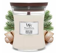 Bougie Jarre Parfumée WoodWick White Teak