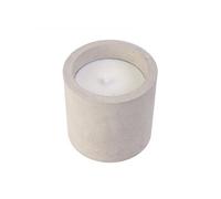 - Bougie LED ronde design ciment Factory PM - Gris - Factory