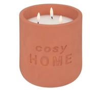 Bougie LED So Cosy contenant ciment terracotta - Atmosphera Créateur d'intérieur