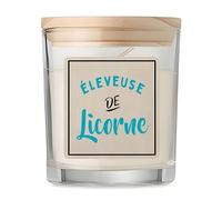Bougie Licorne 2 Noir| Candle | Idée Cadeau Anniversaire Fête Original Famille Travail Départ Collègue Retraite Noël