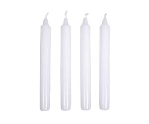 Bougie Longue, 2,1cm Ø - Blanc