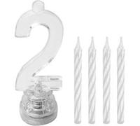 bougie lumineuse chiffre 2 led clignotant 7cm - sud trading cd1157+02 Multicolore G