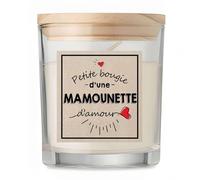 Bougie Mamounette d'amour | Candle | Idée Cadeau Maman Mère Fête des Mères Original Anniversaire Fête Famille Amour Noël