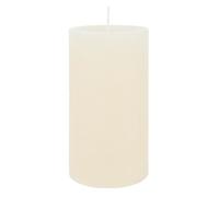 Bougie marbrée crème 10X19