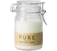bougie naturelle cire olive bocal 12cm 30h blanc - wenzel 38-uk104-3-6-be-05 Blanc G