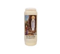 Bougie Notre dame de Lourdes neuvaine
